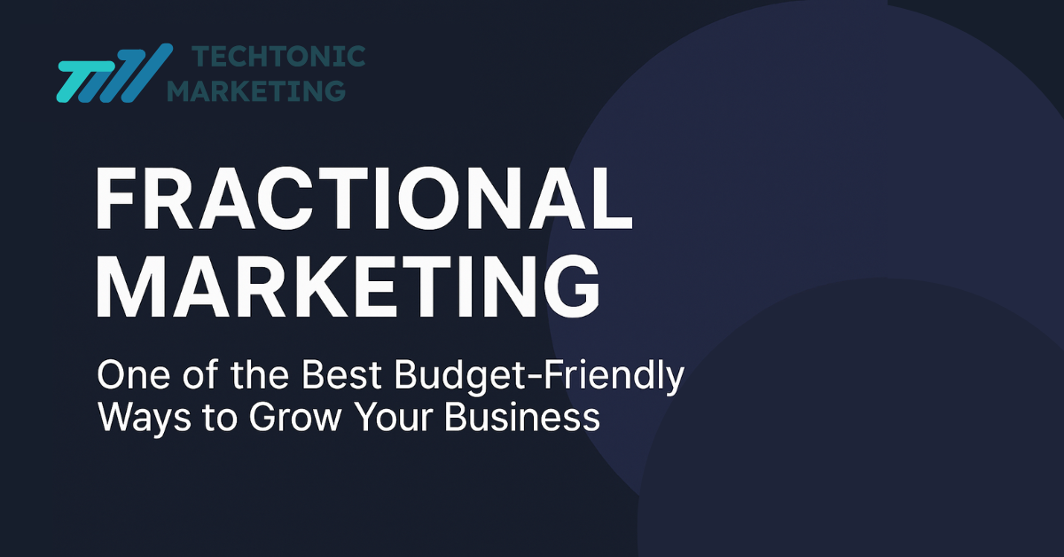 Fractional marketing helps your business grow quickly without burning through money (you might not have yet). Continue reading for everything you need to know.