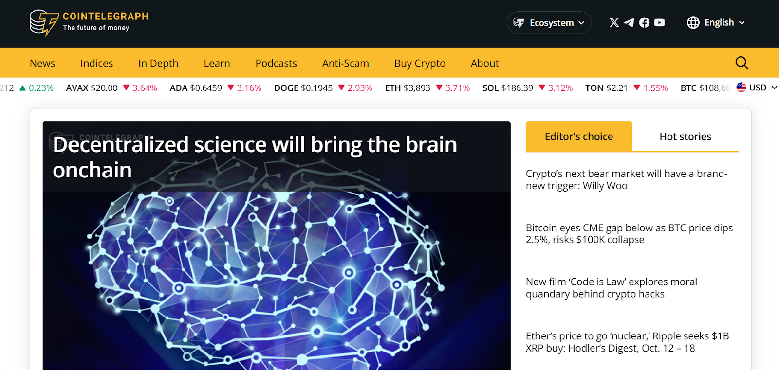 15 Best Cryptocurrency News Websites for Updates and Insights - Techtonic  Marketing